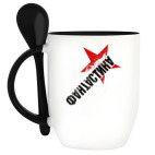 Кружка с ложкой