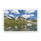 Полуостров Камчатка, горы, горное озеро, отражение