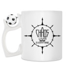 Кружка с футбольным мячиком