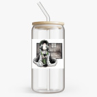 Банка с бамбуковой крышкой