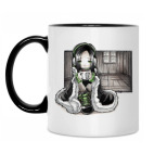 Кружка двухцветная