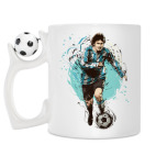 Кружка с футбольным мячиком