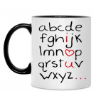 Кружка двухцветная