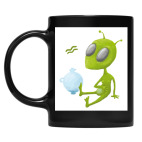 Кружка цветная UV-DTF