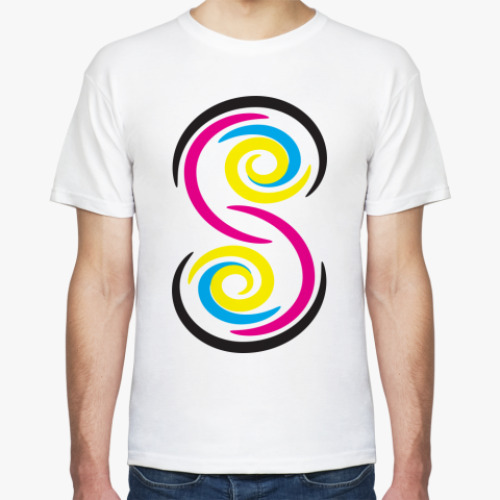 Футболка с принтом Дизайн