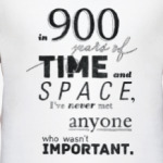 900 years of space and time
