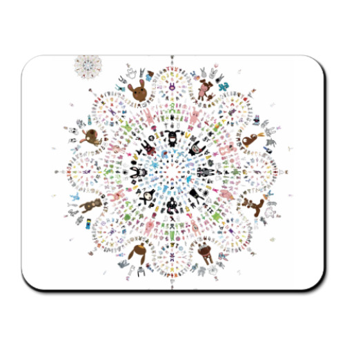 Коврик для мыши Зайцы