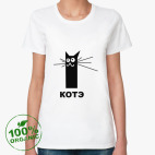 Женская футболка органик