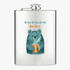 Фляжка стальная