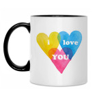 Кружка двухцветная