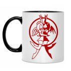 Кружка двухцветная