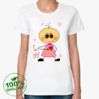 Женская футболка органик