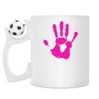 Кружка с футбольным мячиком