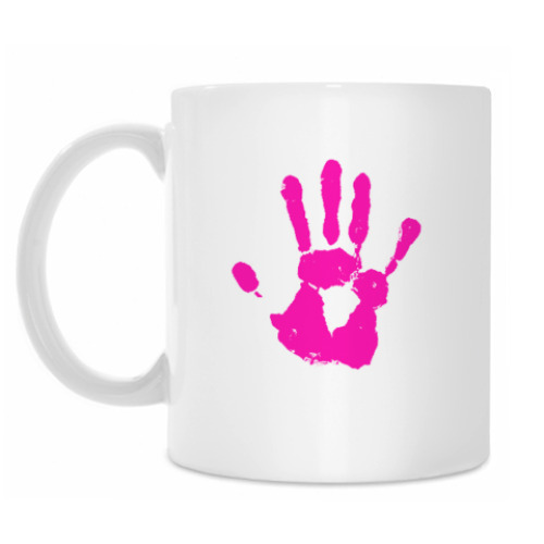 Кружка с принтом Рука