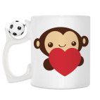 Кружка с футбольным мячиком