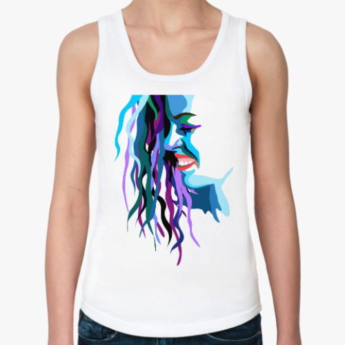 Женская майка с принтом Alai Oli