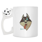 Кружка с футбольным мячиком