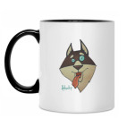 Кружка двухцветная