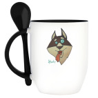 Кружка с ложкой