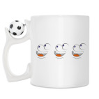 Кружка с футбольным мячиком