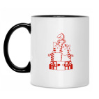 Кружка двухцветная