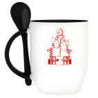 Кружка с ложкой