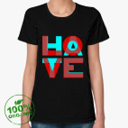 Женская футболка органик