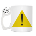 Кружка с футбольным мячиком