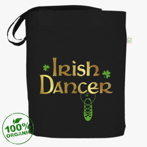 Сумка шоппер с принтом Irish Dancer