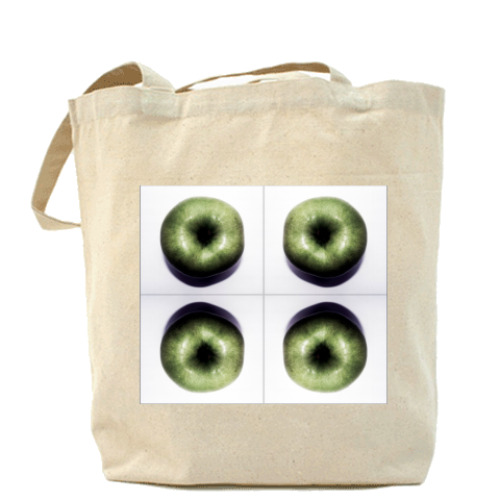 Сумка шоппер с принтом green apple