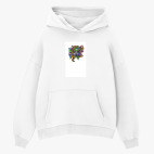 Толстовка худи оверсайз