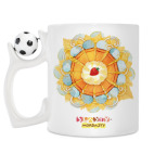 Кружка с футбольным мячиком