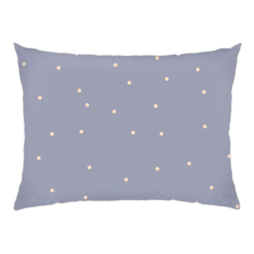 Подушка с принтом Зимний снег