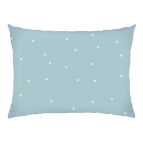 Подушка с принтом Зимний снег