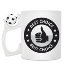 Кружка с футбольным мячиком