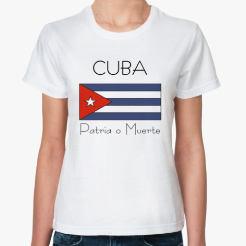 Классическая футболка CUBA