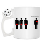 Кружка с футбольным мячиком