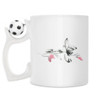 Кружка с футбольным мячиком