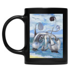 Кружка цветная UV-DTF