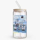 Банка с бамбуковой крышкой