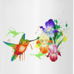 Ирисы и колибри