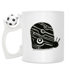 Кружка с футбольным мячиком