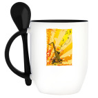 Кружка с ложкой