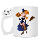 Кружка с футбольным мячиком