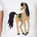 cartoon buckskin horse