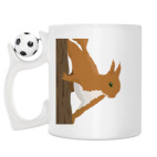 Кружка с футбольным мячиком