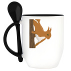 Кружка с ложкой