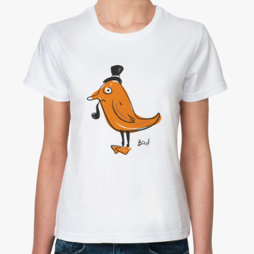 Классическая футболка  'Птичка'