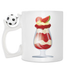 Кружка с футбольным мячиком