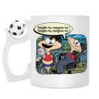 Кружка с футбольным мячиком